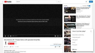 
                            6. Akai Advance 49 - Product Demo with specialist Andy Mac - YouTube
