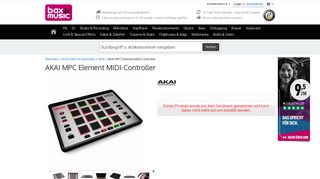 
                            6. AKAI MPC Element MIDI-Controller kaufen? | Bax-shop