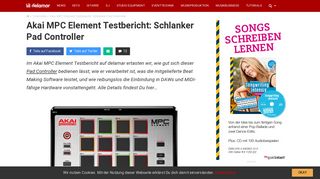 
                            4. Akai MPC Element Test ⋆ delamar.de