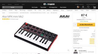 
                            6. Akai MPK mini Mk2 – Musikhaus Thomann