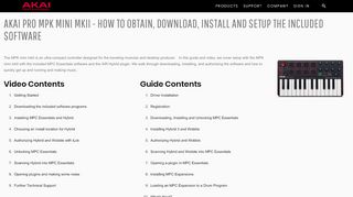 
                            3. Akai Pro MPK mini mkII - How to Obtain, Download, Install and Setup ...