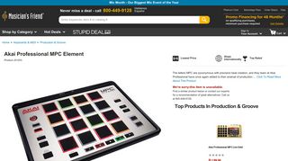 
                            7. Akai Professional MPC Element | Musician's Friend