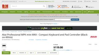 
                            13. Akai Professional MPK mini MKII - Compact Keyboard and MPKMINI2