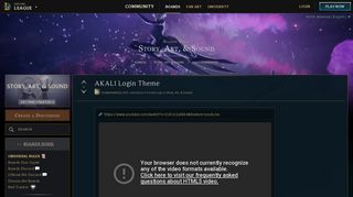 
                            5. AKALI Login Theme - Boards - League of Legends