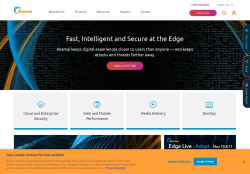 
                            3. Akamai: Security, Cloud Delivery, Performance