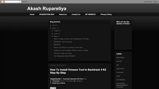 
                            8. Akash Rupareliya: How To Install Vmware Tool In Backtrack 5 R3 Step ...