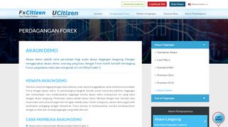 
                            5. AKAUN DEMO – Forex Trading with FxCitizen