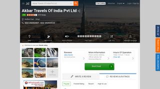 
                            9. Akbar Travels Of India Pvt Ltd, Andheri East - Travel Agents in Mumbai ...
