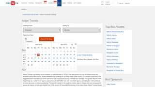 
                            5. Akbar Travels Online Bus Tickets Booking – Fares, Reservation ...