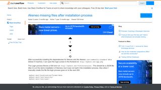 
                            10. Akeneo missing files after installation process - Stack Overflow