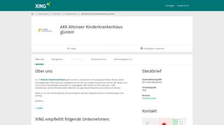 
                            10. AKK Altonaer Kinderkrankenhaus gGmbH als Arbeitgeber | XING ...