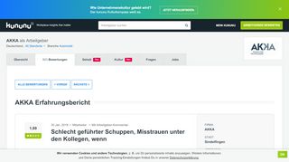 
                            3. AKKA: Schlecht geführter Schuppen, Misstrauen unter den Kollegen ...