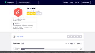 
                            7. Aklamio Reviews | Read Customer Service Reviews of ...