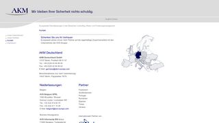 
                            3. AKM Deutschland | AVS Group | Kontakt | Schenken Sie uns Ihr ...