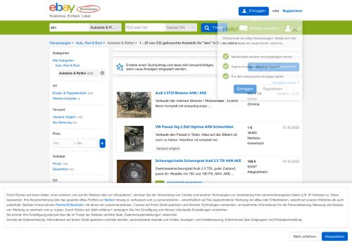 
                            7. Akn, Gebrauchte Autoteile günstig | eBay Kleinanzeigen