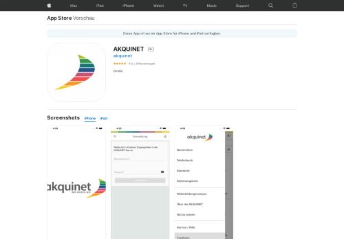 
                            3. AKQUINET im App Store - iTunes - Apple