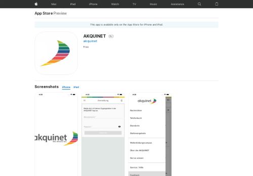 
                            12. AKQUINET on the App Store - iTunes - Apple