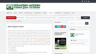 
                            1. Akses Raport Online - Pesantren Modern Ummul Quro Al-Islami