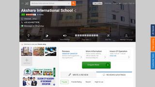 
                            8. Akshara International School, Uttarahalli - CBSE Schools in Bangalore ...