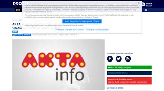 
                            2. AKTA a lansat pachetul de servicii integrate cablu, internet,... | PROFIT.ro