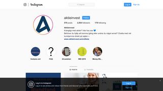 
                            11. Aktieinvest (@aktieinvest) • Instagram photos and videos