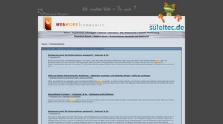 
                            6. aktiv im Homepage und Webmaster Forum gefunden