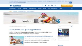 
                            3. AKTIV-Konto - das gratis Jugendkonto | Volksbank Niederösterreich AG