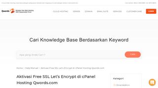
                            9. Aktivasi Free SSL Let's Encrypt di cPanel Hosting Qwords.com ...