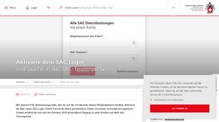 
                            2. Aktiviere dein SAC-Login | Schweizer Alpen-Club SAC - sac-cas