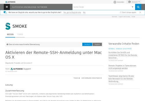 
                            6. Aktivieren von SSH Anmelden auf Mac OS X | Smoke | Autodesk ...