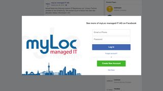 
                            8. Aktuell liegt eine Störung unseren... - myLoc managed IT AG | Facebook