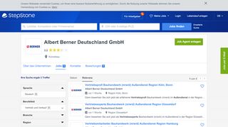 
                            5. Aktuelle Jobs bei Albert Berner Deutschland GmbH | StepStone