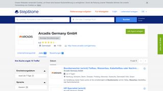 
                            12. Aktuelle Jobs bei Arcadis Germany GmbH | StepStone