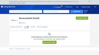 
                            8. Aktuelle Jobs bei Beckerbillett GmbH | StepStone