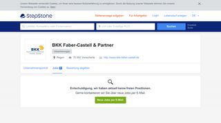 
                            10. Aktuelle Jobs bei BKK Faber-Castell & Partner | StepStone