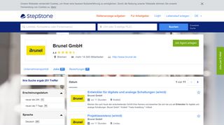 
                            10. Aktuelle Jobs bei Brunel GmbH | StepStone