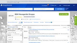 
                            5. Aktuelle Jobs bei BSH Hausgeräte Gruppe | StepStone