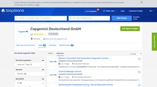 
                            10. Aktuelle Jobs bei Capgemini Deutschland GmbH | StepStone