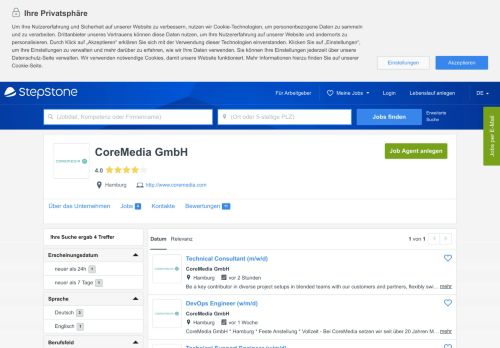 
                            13. Aktuelle Jobs bei CoreMedia AG | StepStone