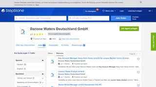 
                            4. Aktuelle Jobs bei Danone Waters Deutschland GmbH | StepStone