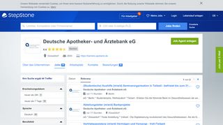 
                            9. Aktuelle Jobs bei Deutsche Apotheker- und Ärztebank eG | StepStone