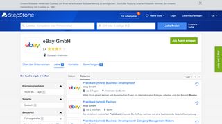 
                            7. Aktuelle Jobs bei eBay GmbH | StepStone