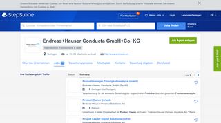 
                            6. Aktuelle Jobs bei Endress+Hauser Conducta GmbH+Co. KG | StepStone