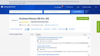 
                            7. Aktuelle Jobs bei Endress+Hauser SE+Co. KG | StepStone
