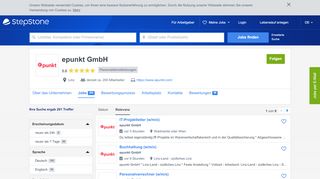 
                            13. Aktuelle Jobs bei epunkt GmbH | StepStone