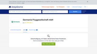 
                            7. Aktuelle Jobs bei Germania Fluggesellschaft mbH | StepStone