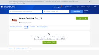 
                            10. Aktuelle Jobs bei GIMA GmbH & Co. KG | StepStone