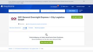 
                            3. Aktuelle Jobs bei GO! General Overnight Express + City Logistics ...