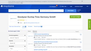 
                            13. Aktuelle Jobs bei Goodyear Dunlop Tires Germany GmbH | StepStone