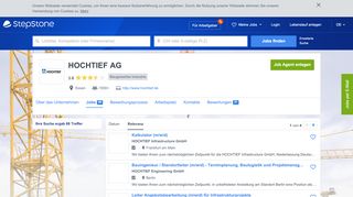 
                            6. Aktuelle Jobs bei HOCHTIEF AG | StepStone